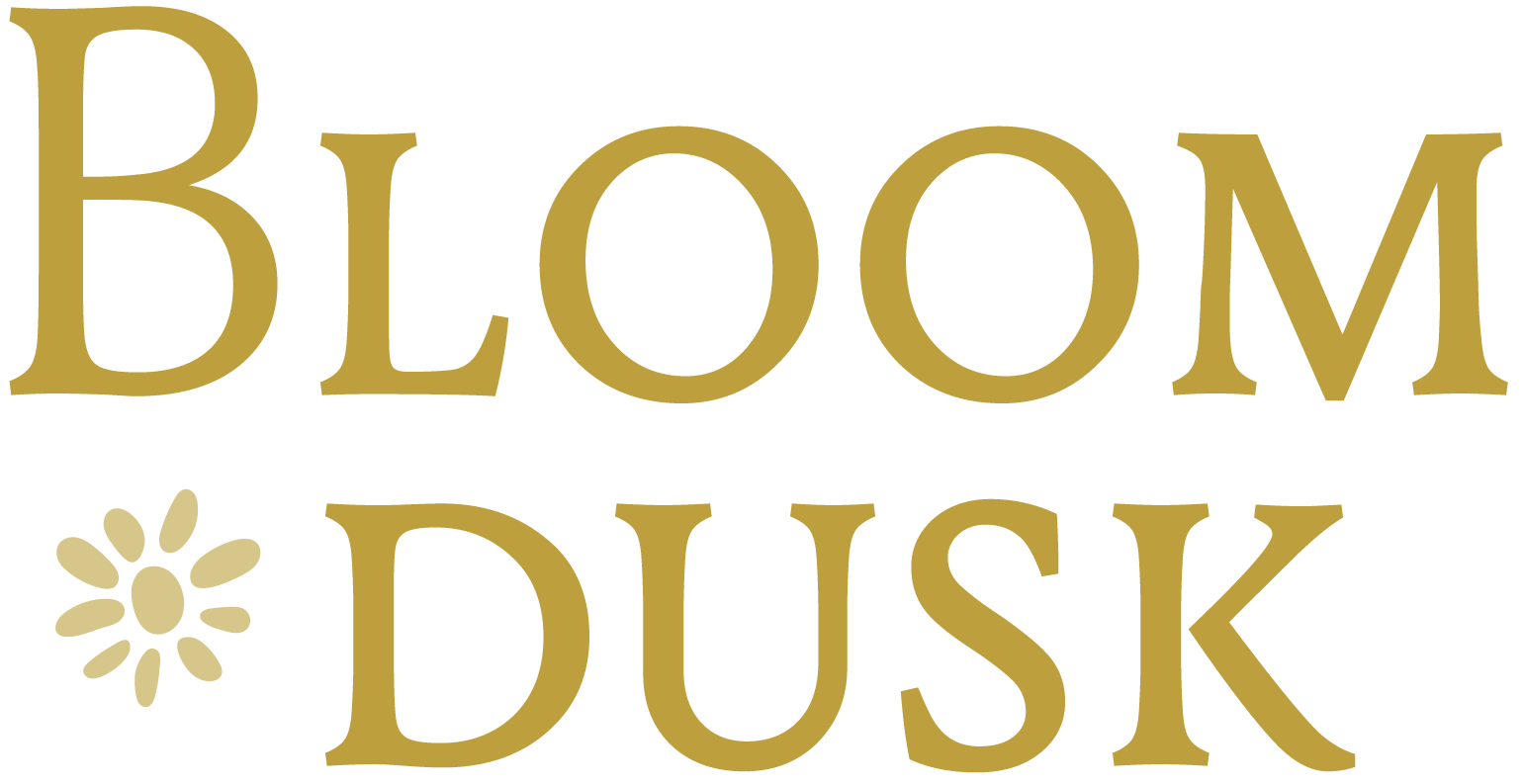 Bloom at Dusk portrait logo